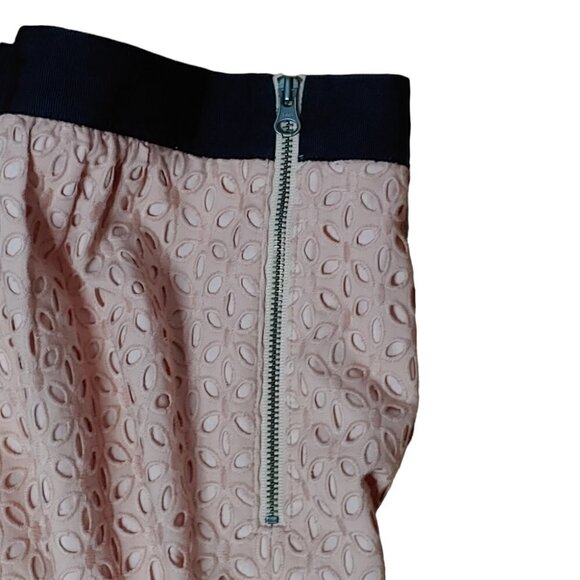 LOFT Dusty Rose Eyelet Tulip Mini Skirt - Picture 4 of 11